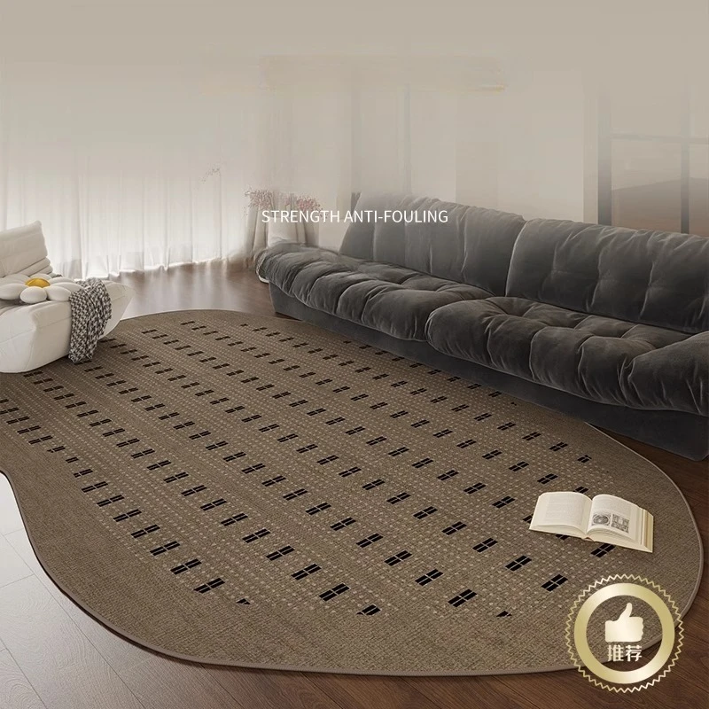 Modern Living Room Carpet Retro Irregular Creative Simple Bedroom Rugs Special-shaped Large Area Home Sofa Floor Mats Tapete 양탄자