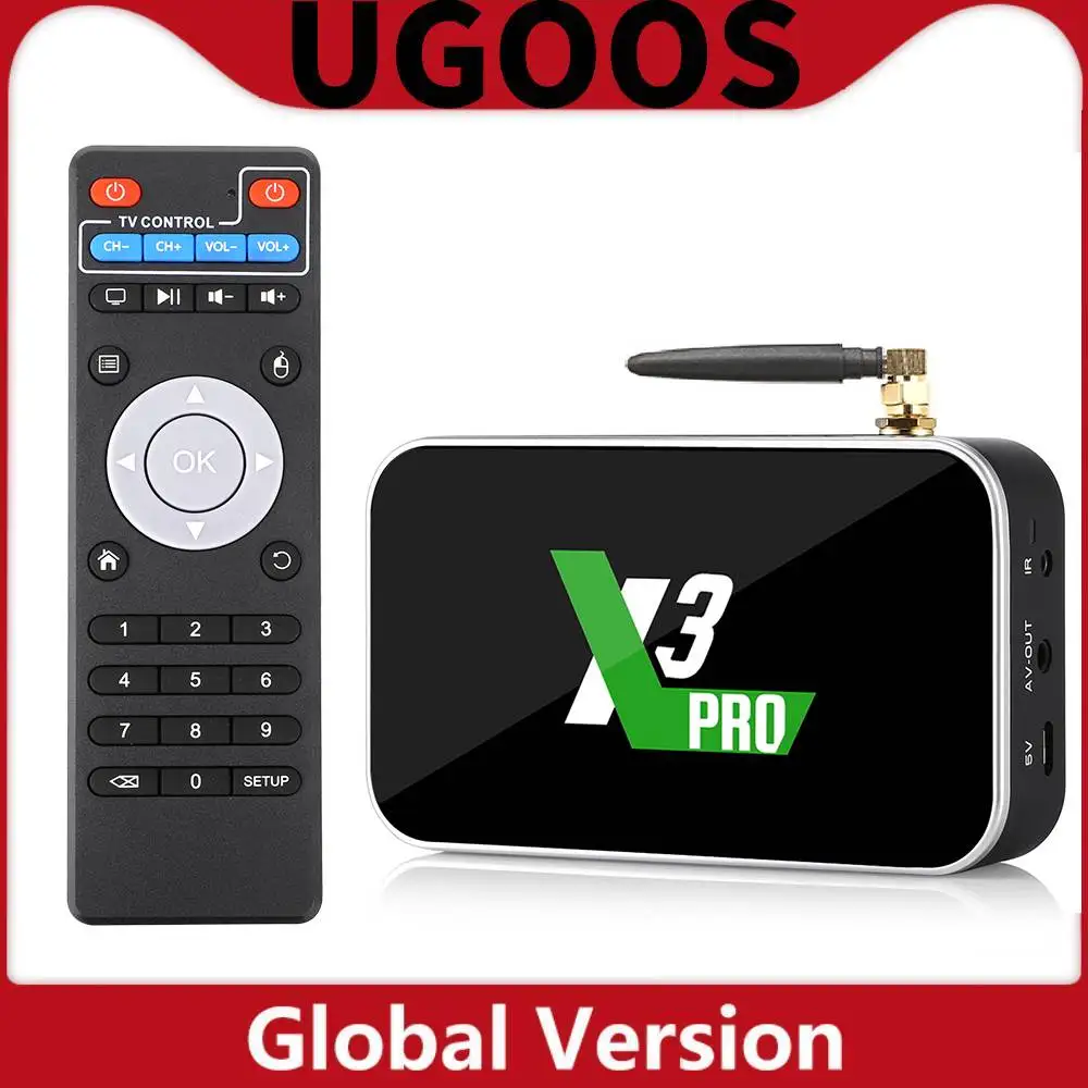 Ugoos X3 큐브 Amlogic S905X3 TV 박스 안드로이드 9.0 X3 Plus 4GB RAM 64GB ROM X3 ...