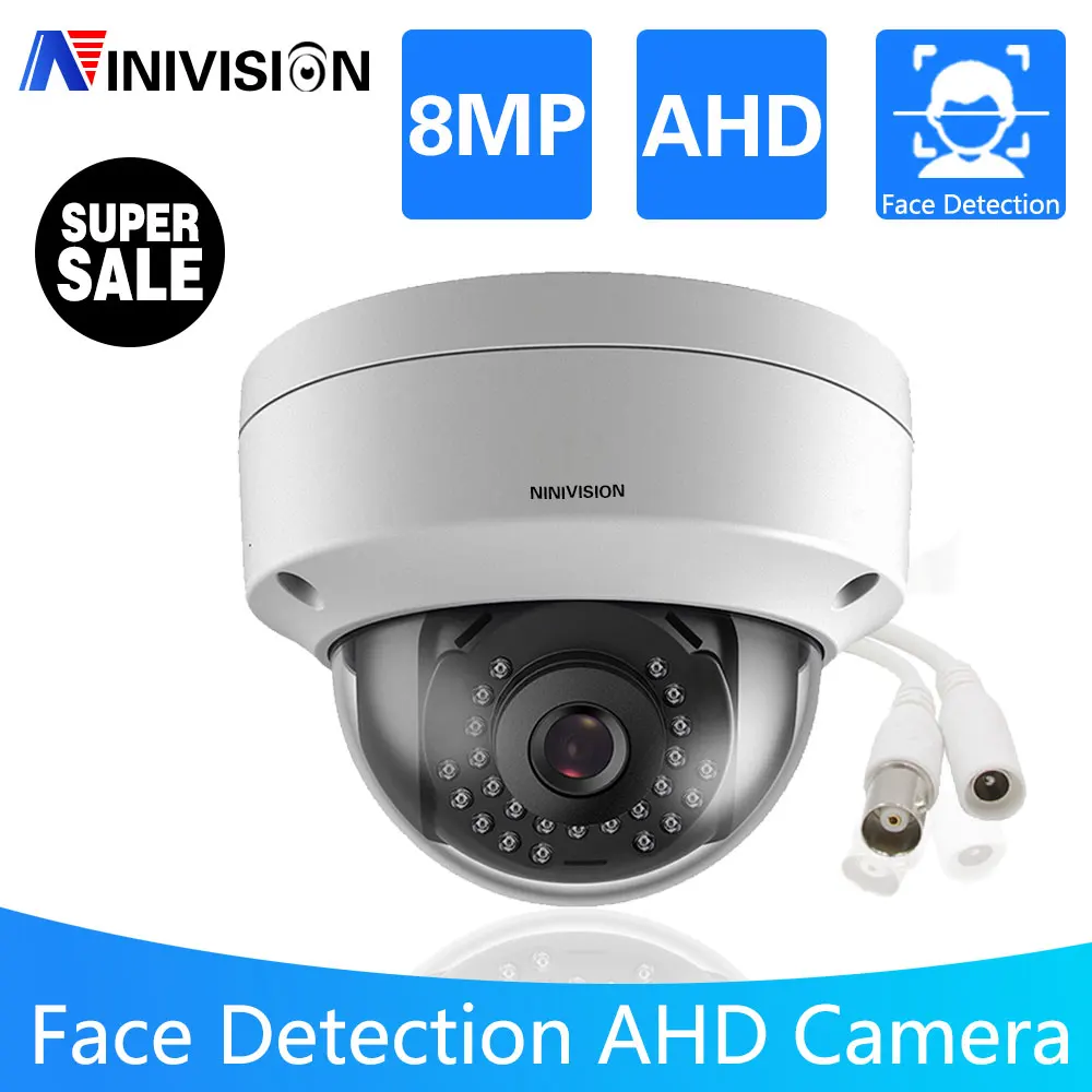 4K AHD Camera Outdoor Waterproof Night Vision Explosion-Proof Dome Surveillance CCTV Camera For CCTV DVR Security System 5MP