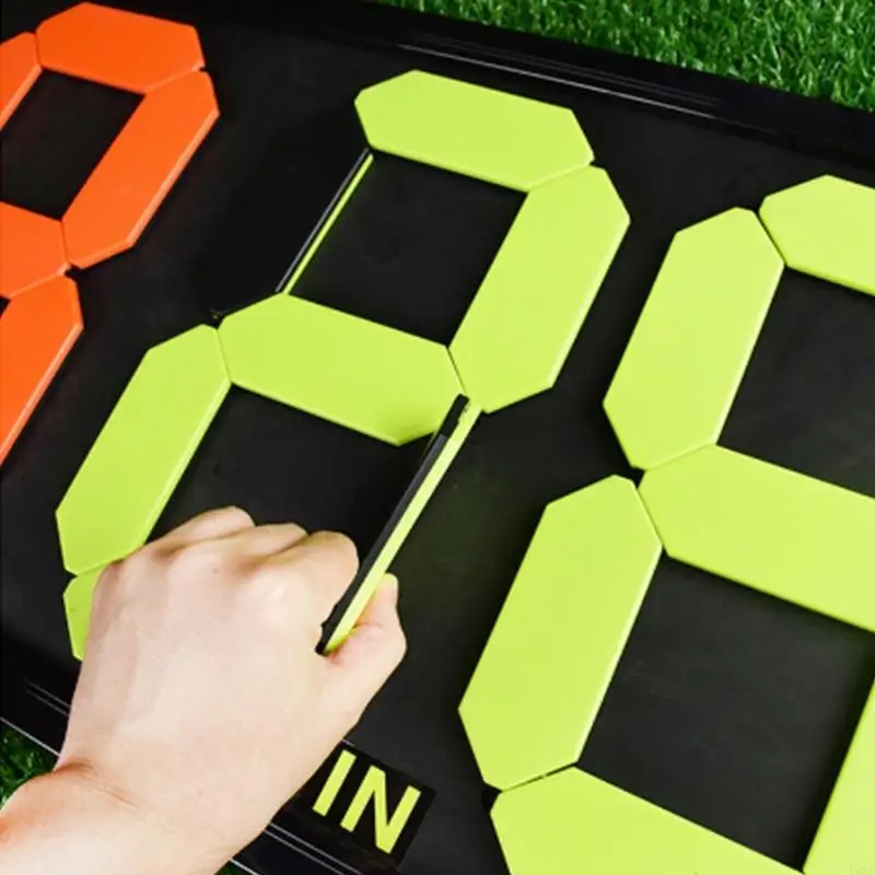 P88E Football Manual Substitution Board Card for Change Player and Time Display