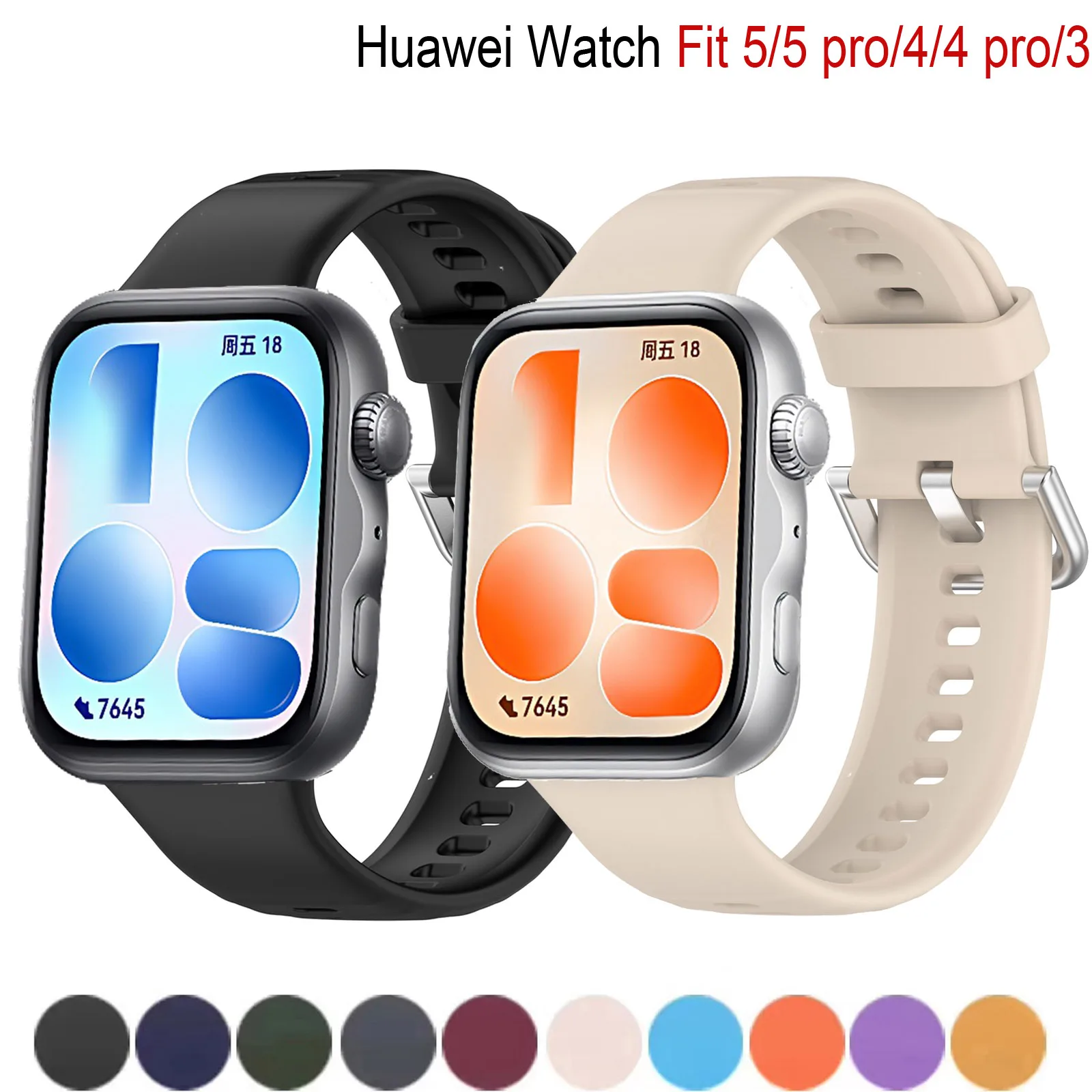 Premium Silicone Sports Strap Replacement