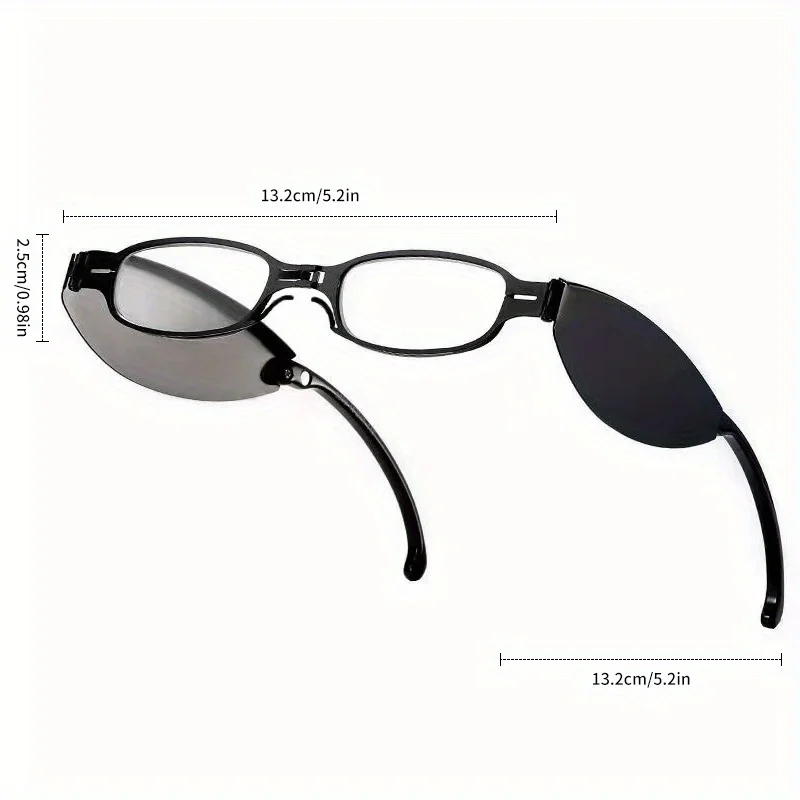 Ultralight Presbyopia Glasses Portable Folding Style HD Anti Blue Presbyopia Glasses Wearing Glasses Bag Glasses Reading Glasses 2