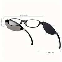 Ultralight Presbyopia Glasses Portable Folding Style HD Anti Blue Presbyopia Glasses Wearing Glasses Bag Glasses Reading Glasses 2