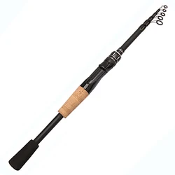 Lightweight Professional Telescopic Carbon Fishing Rod with Wooden Handle - 1.5m (Spinning Rod)