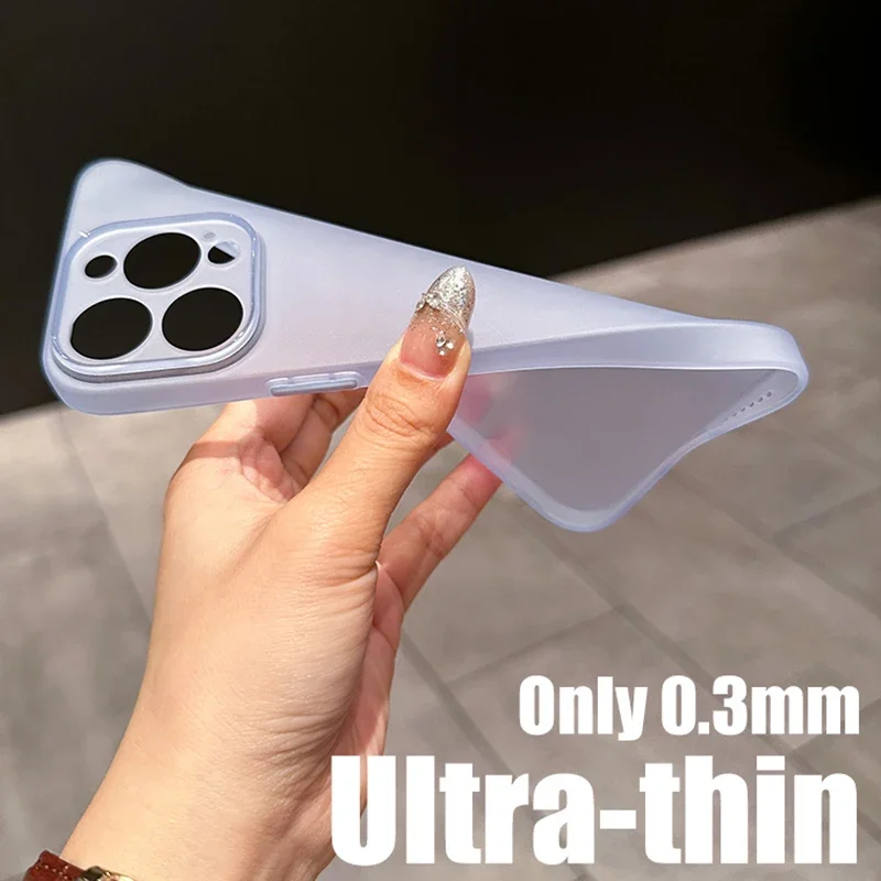 Ultra Thin Matte Silicone Soft Candy Color Transparent Luxury Case - 0.3mm