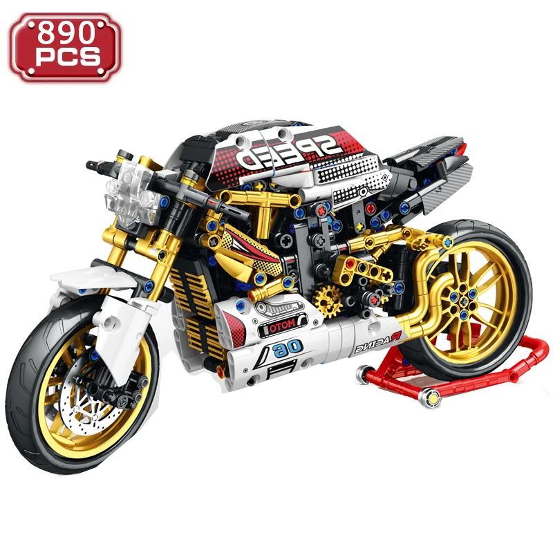 Technic Motorcycles Building Block Brick  Motorcycle Assembly Building  Blocks - Blocks - Aliexpress