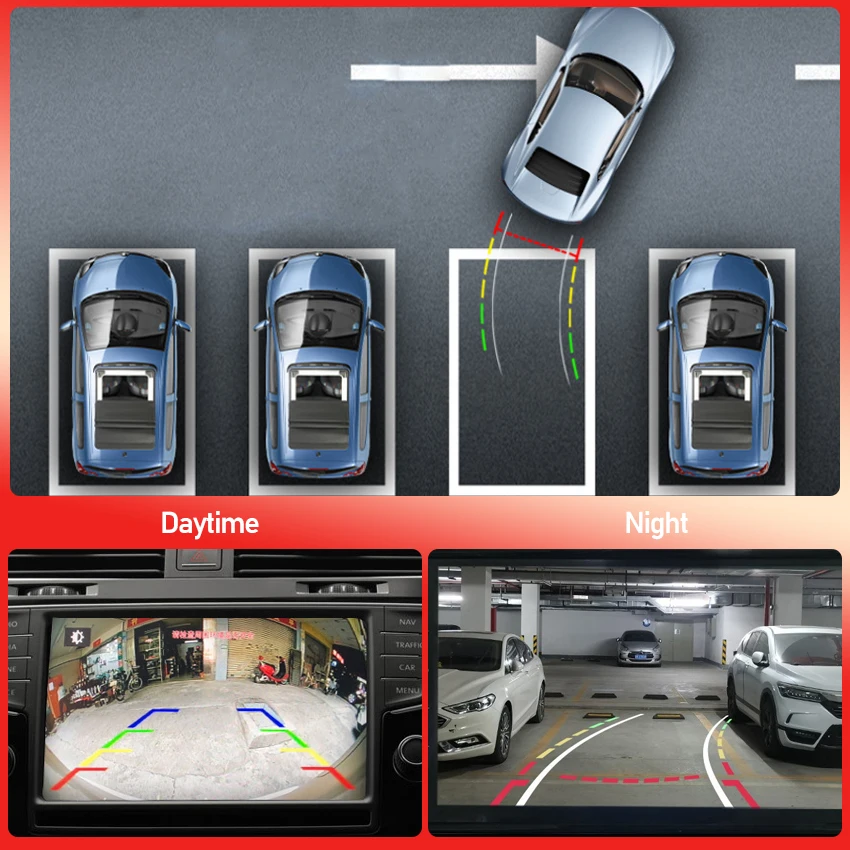 HD CCD 1080*720 트렁크 핸들 후면보기 카메라 Ford B-Max Bmax 2012 2013 2014 2015 2016 2017 자동차 역방향 주차 모니터