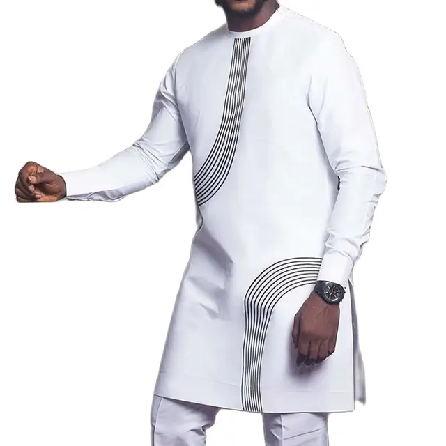 Wole Dashiki Long Sleeve Shirt and Pant