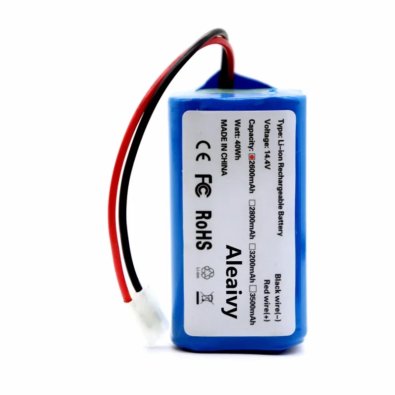 14.4V 2600mAh Li ion battery for Xiaomi G1 MI robot vacuum mop Necessary MJSTG1 robot vacuum cleaner accessories rechargeable battery vacuum cleaner battery battery replacement