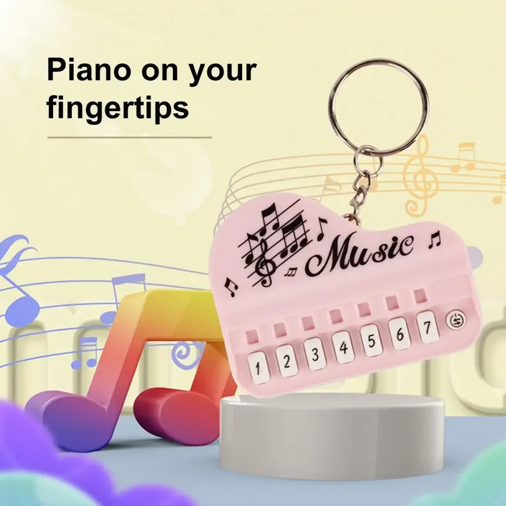 Mini Music Electronic Piano Keychains