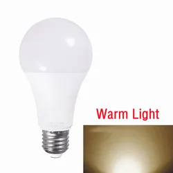 Smart LED Light Control Sensor Bulb for Patio and Garden - Auto ON/OFF Day and Night Lamp (Warm Light)