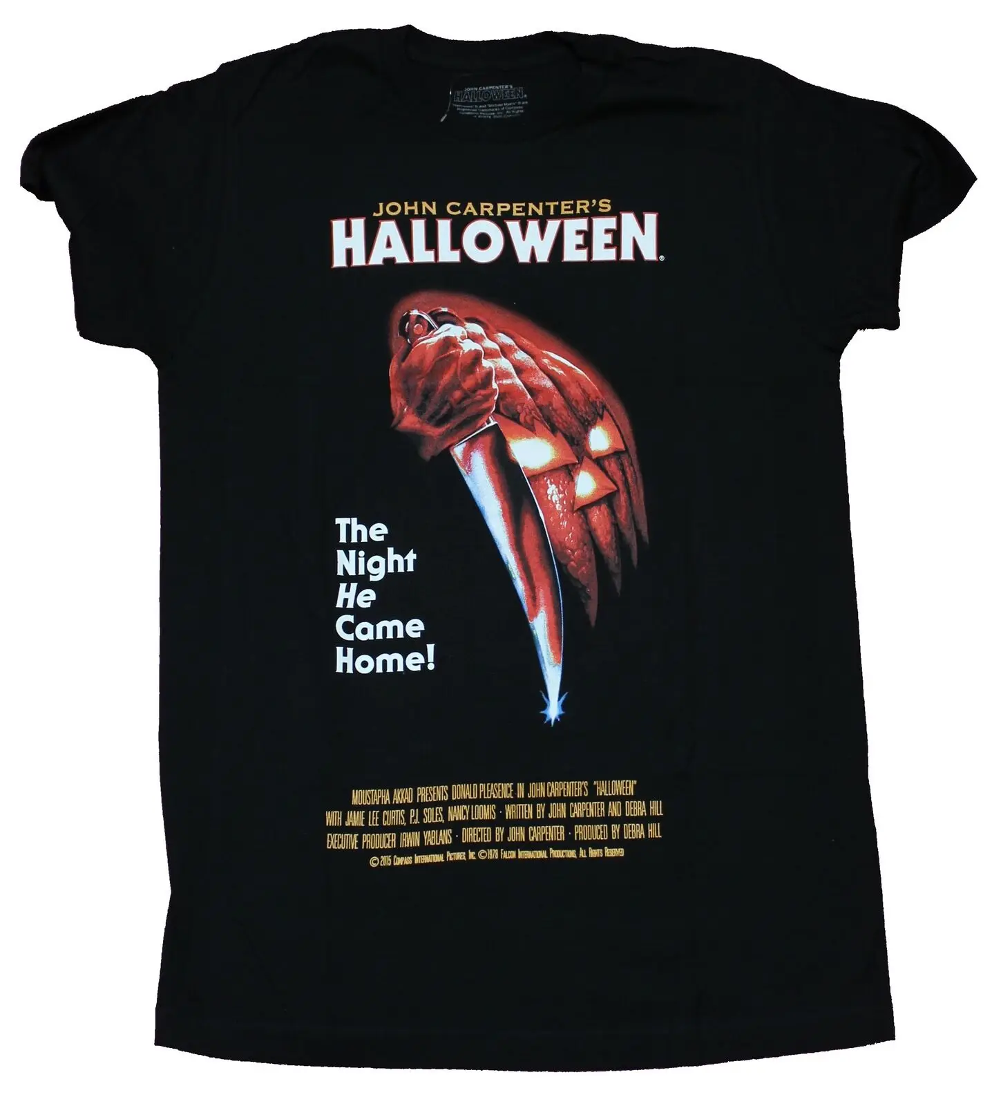 Новая футболка на Хэллоуин для взрослых-постер ночи, которую он пришел домой