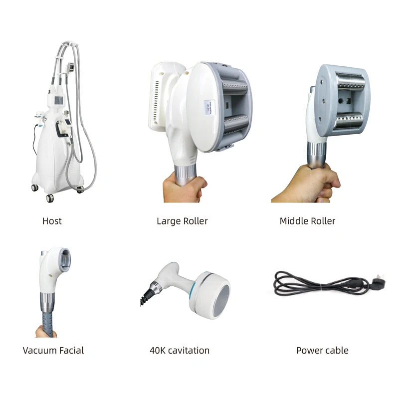 Body Shape Machine EMS Intelligent V9 V10 Vela with Weight rf and Cavitation Handle Accessories Motor