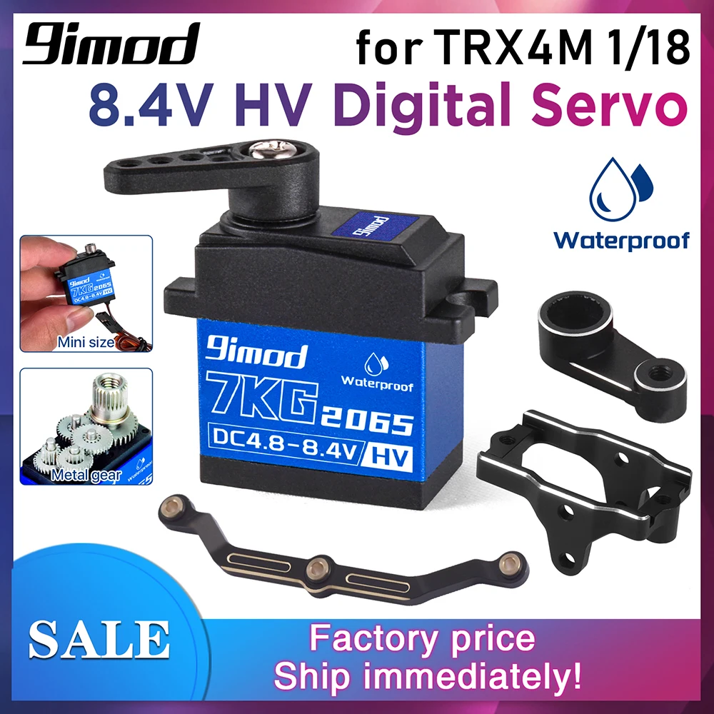 Servo numérique étanche 7kg 2065 pour RC Crawler TRX4M 1/18
