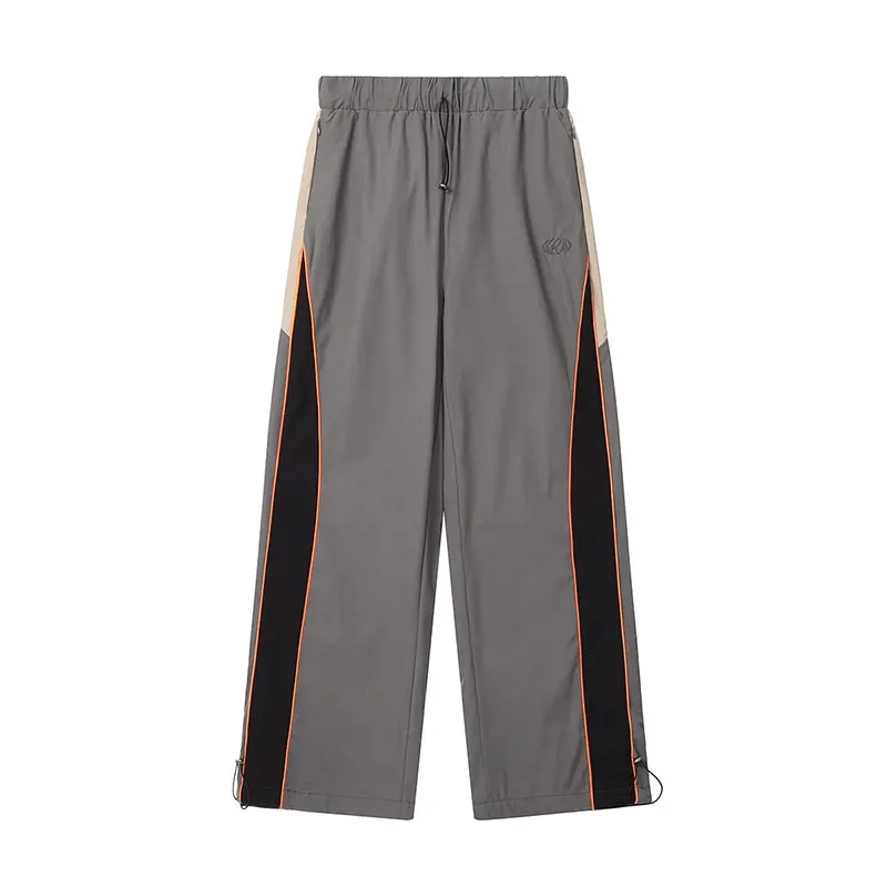 Elegant Fashion Harajuku Slim Fit Ropa Hombre Loose Casual Sport All Match Wide Leg Pants Patchwork Pockets Straight Leg Pants