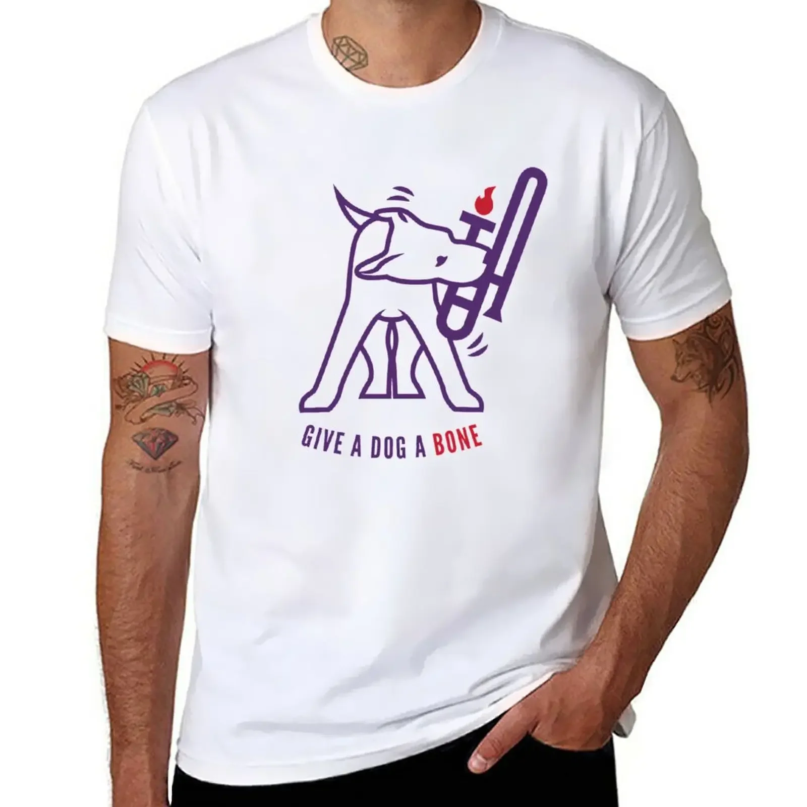

Give A Dog A Bone T-Shirt blacks tops designer t shirt men