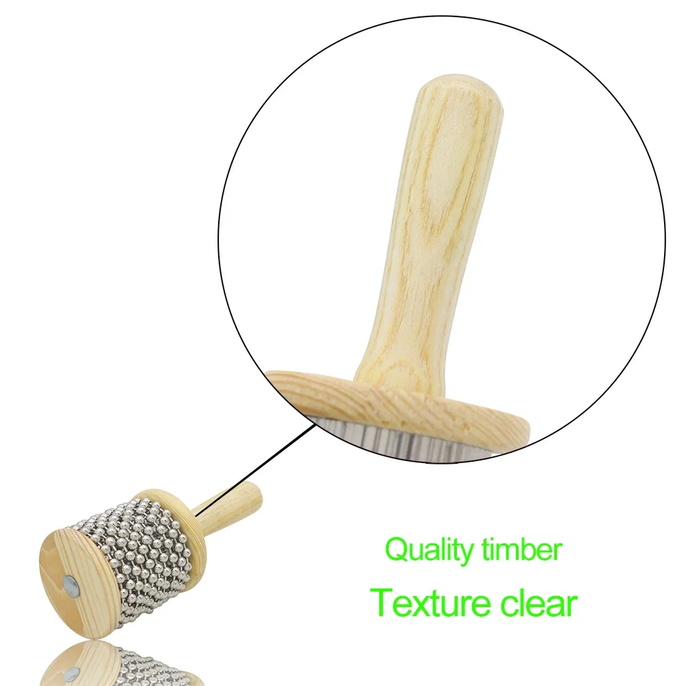 Wooden Cabasa Orff Sand Hammer Percussion Instrument Cabasa Band Student Children Kid Pop Hand Shaker Musical Toys Kids Gifts