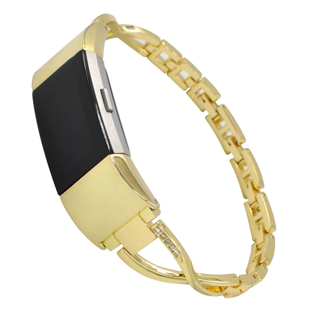 10€99 sur Bracelet de Rechange Milanais en Acier Inoxydable pour Fitbit  charge 2 XCSOURSE - Accessoires bracelet et montre connectée - Achat & prix