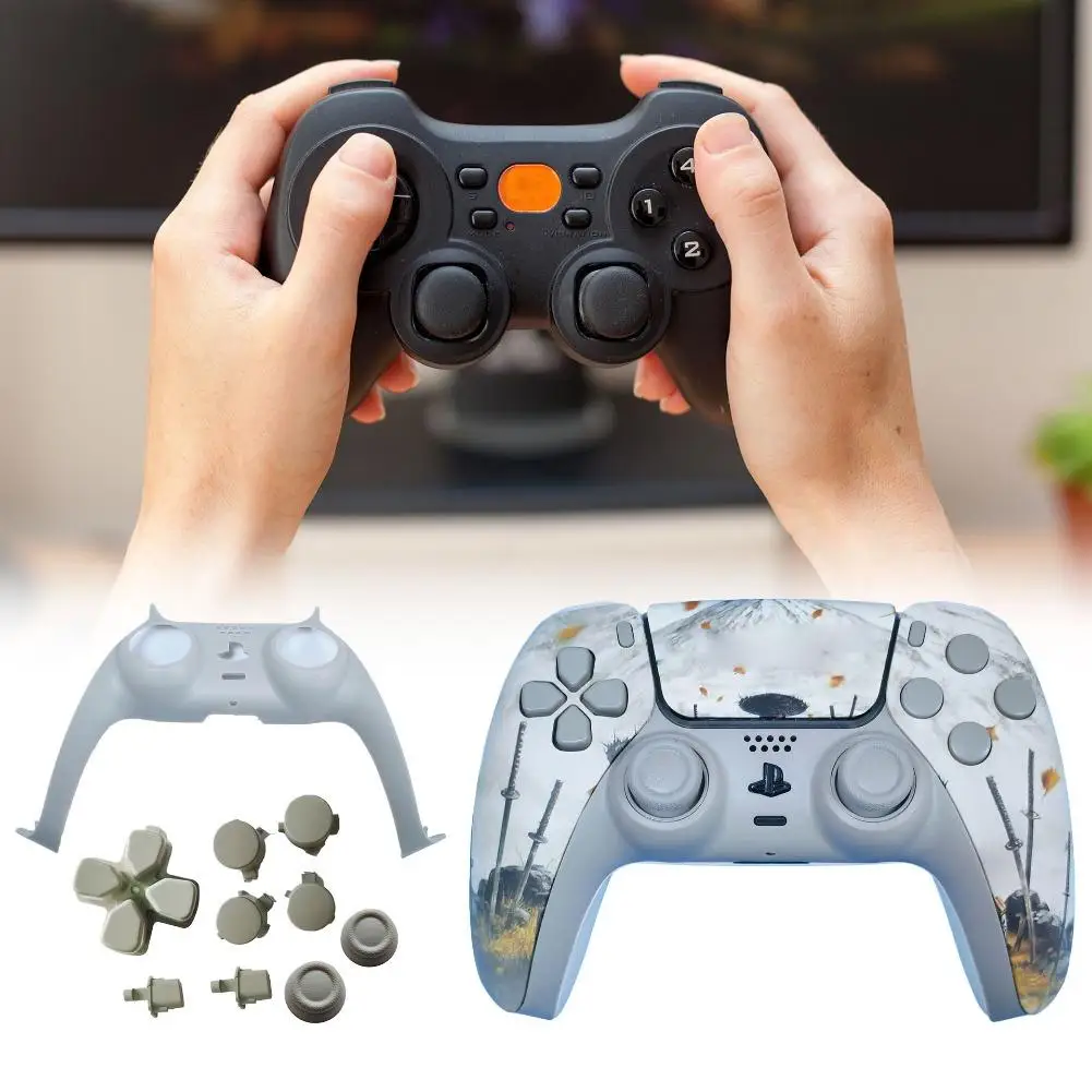 For PS5 Gamepad Protective Shell Touchpad Gamepad Cover Replacement ...