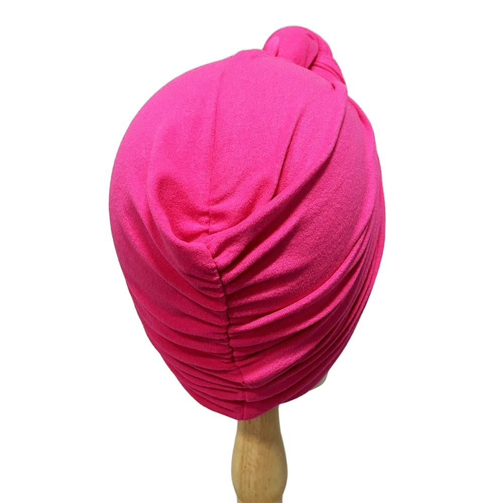 Knotted Headwraps for Women African Turban Pre-Knotted Beanie Headwraps Hair Covers 6