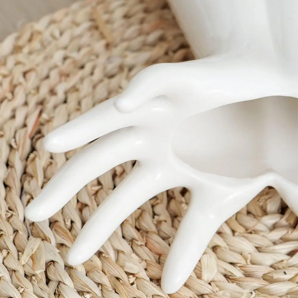 Elegant Hand Shape Vase Decor