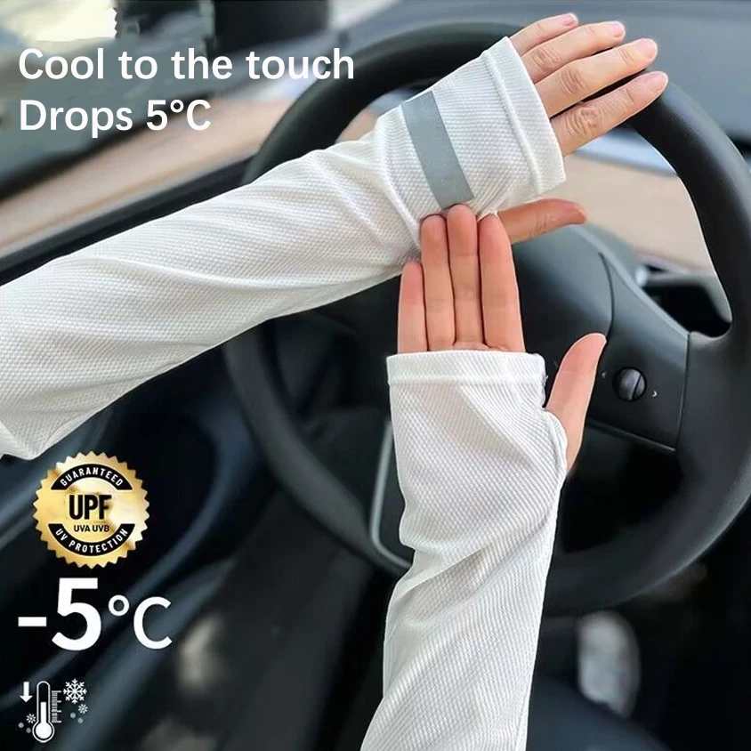 Summer Outdoor Cycling Sleeves Sun Protection Equipment Bicycle Anti-UV Visors Sleeves Driving Hand Accessories
