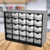25 Drawers Parts Screws Storage Organizer Plastic Hardware Art Craft Screw Small Tool Parts Component Storage Toolbox Drawer Box