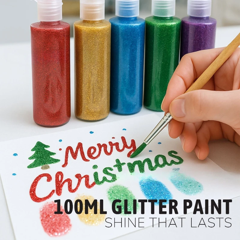 Gold Flash Glue Set for DIY Photo Album Decoration