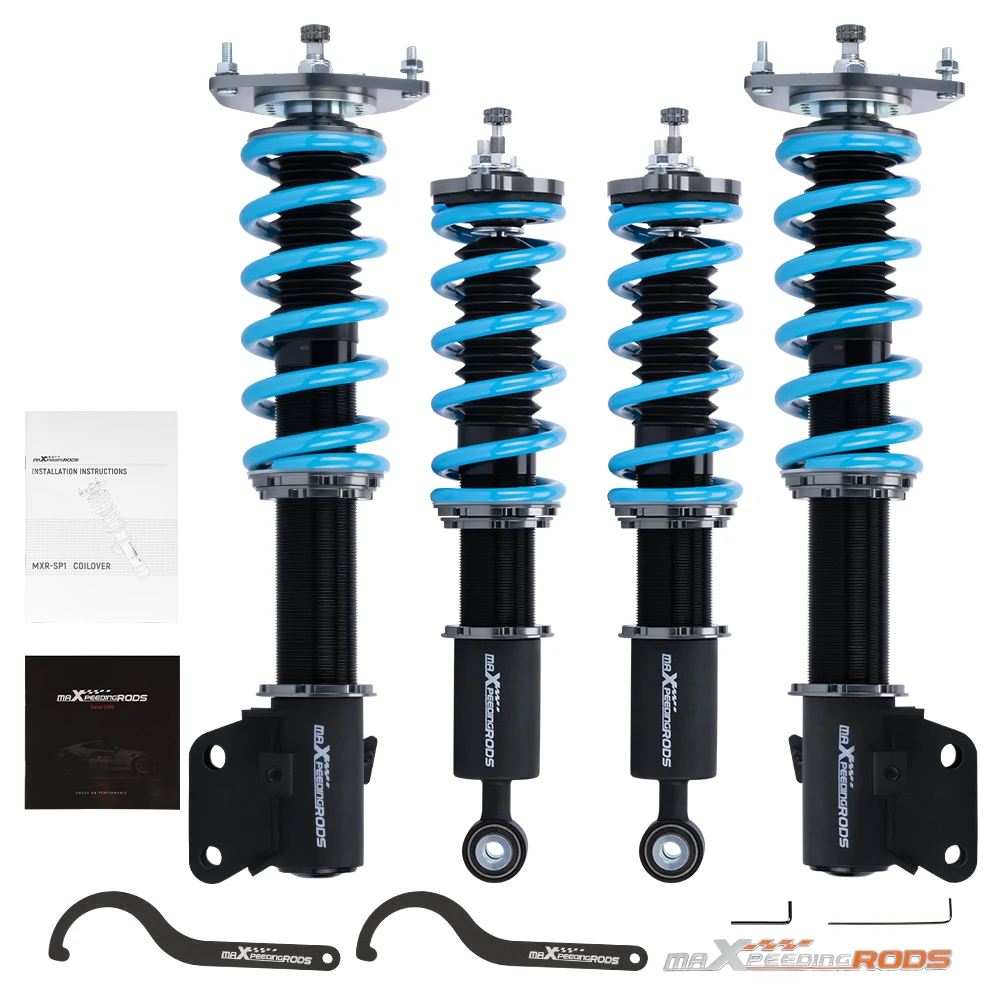 

MaXpeedingrods COT6 Coilovers Suspension Kit For Subaru Legacy Outback 98-03 24 Ways adjustable Damper Coilover Shocks