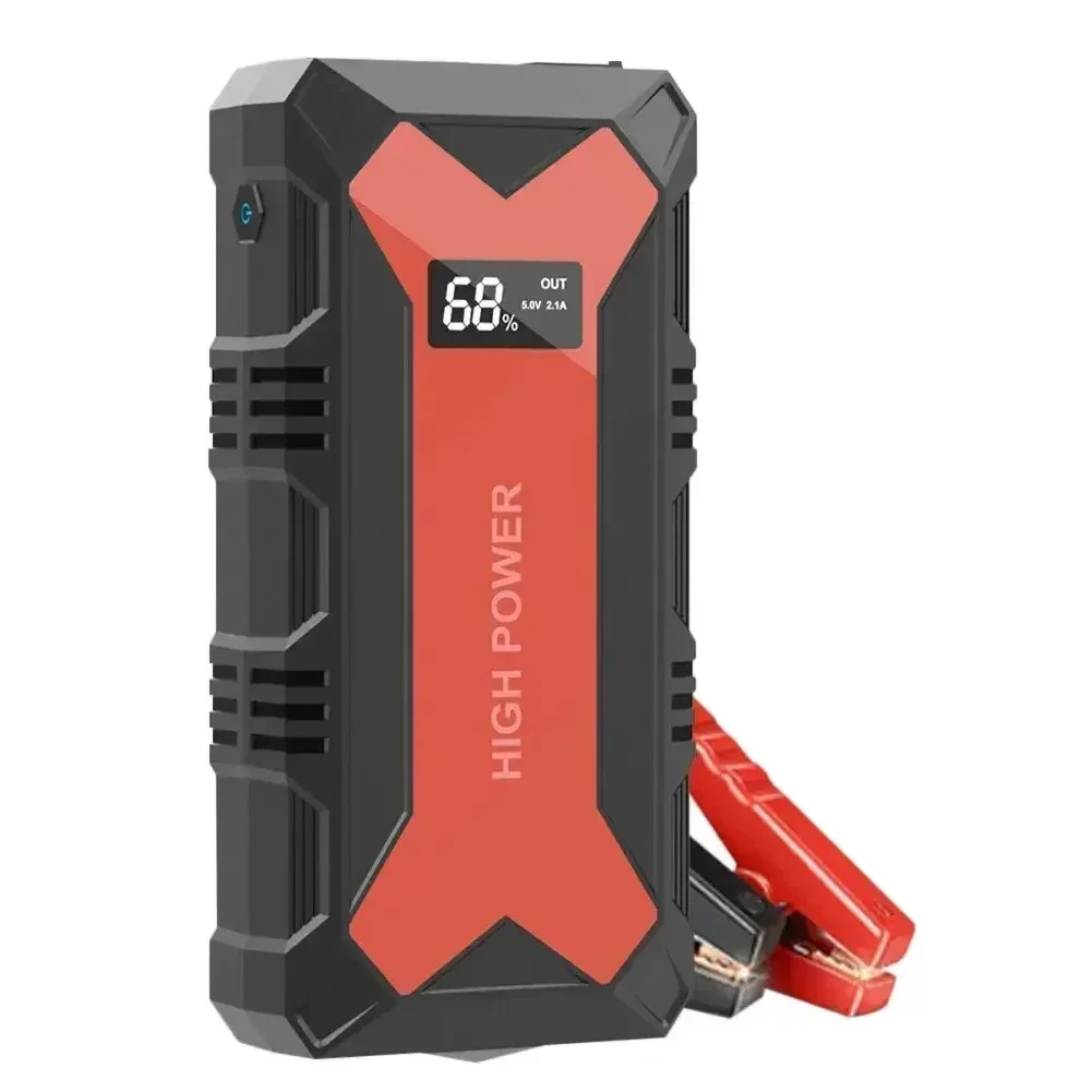 30000mAh Car Battery Jump Starter Power Bank 1600A USB Fast Charger LED Flashlight Emergency Booster Car Starting Device car jump starter jump starter