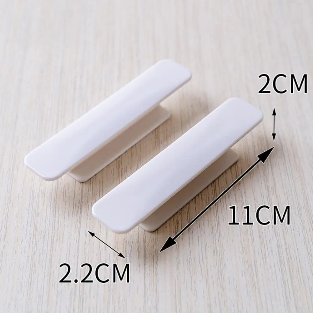 Cabinet Handle 1 Pair Punch-free Self-adhesive Cabinet Cupboard Door Pull Home Window Door Pull Furniture
