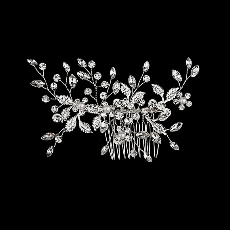 Leaf Flower Bridal Hairpins Girls Wedding Hair Accessories Hair wear Wedding Pearl Jewelry Bridal Pins hair accessories bridal hair accessories bridal jewelry set