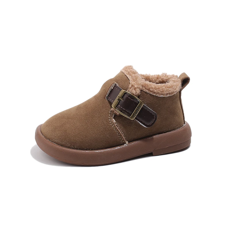 2025 Children Casual Cotton Shoes for Girls Boys Winter New Fashion Korean Style Soft Bottom Anti-slippery Versatile Warm Shoes