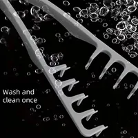 Peigne volumateur pour cheveux, outil de coiffage texturé en plastique ABS pour cheveux normaux, effet naturel, lifting et couverture des racines des cheveux 2