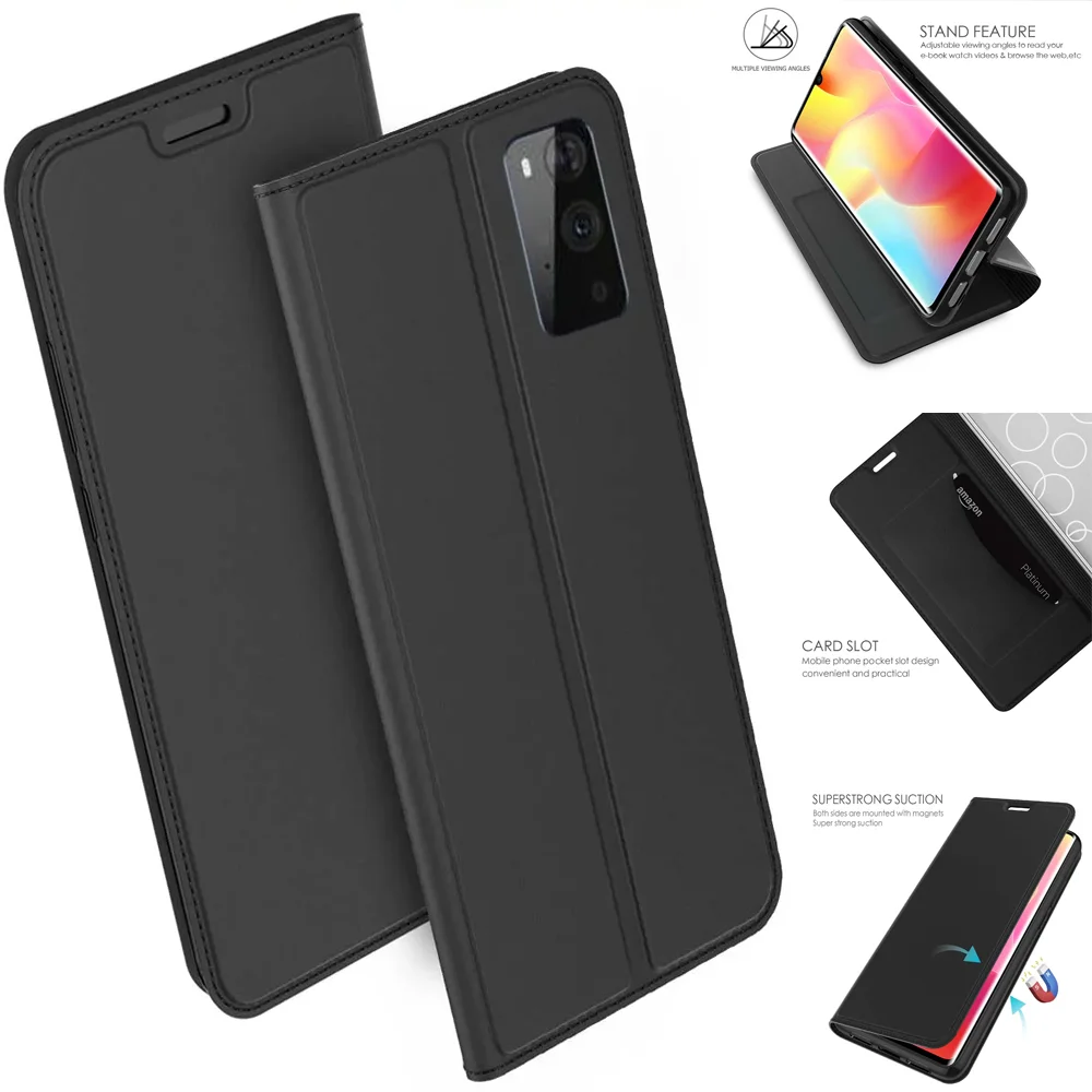 

Роскошный кожаный флип-кошелек для OnePlus 11 10T 10 Pro 9 ACE 2 Nord 3