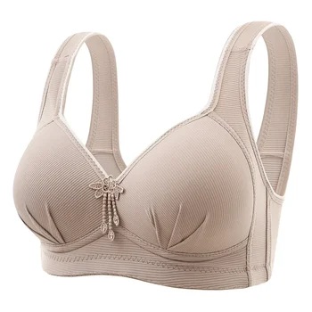 New Large-sized and Thin Style Without Steel Ring Bra Comfortable and Sseamless Breathable and Smooth Back Bra 1