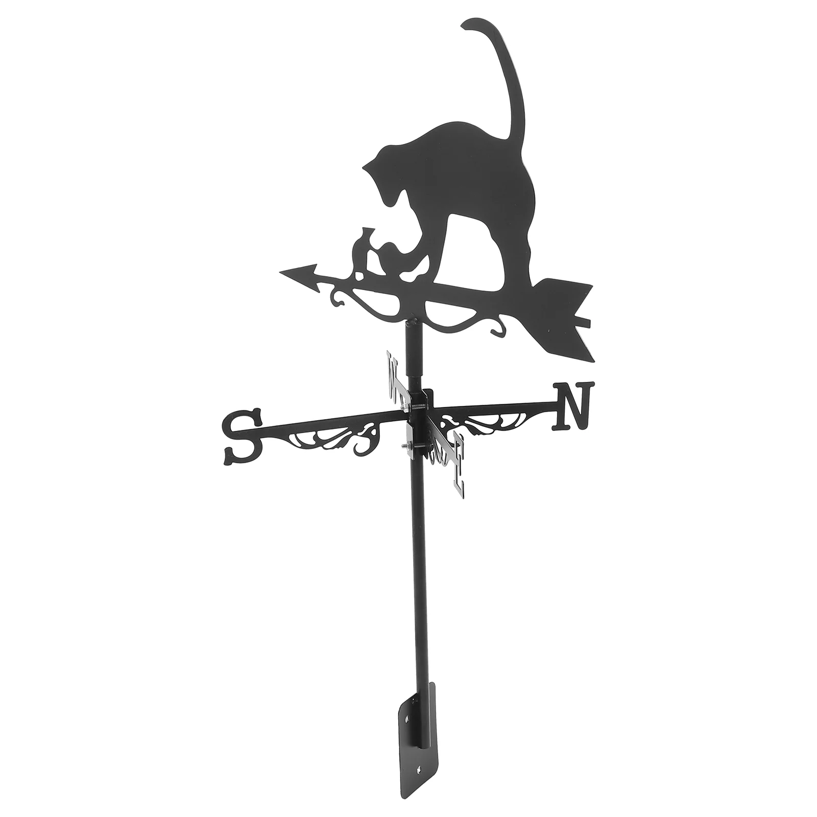

Garden Decoration Weathervane Wind Indicator Metal Birthday for Girl Decorate Vanes Yard Ground Stainless Steel