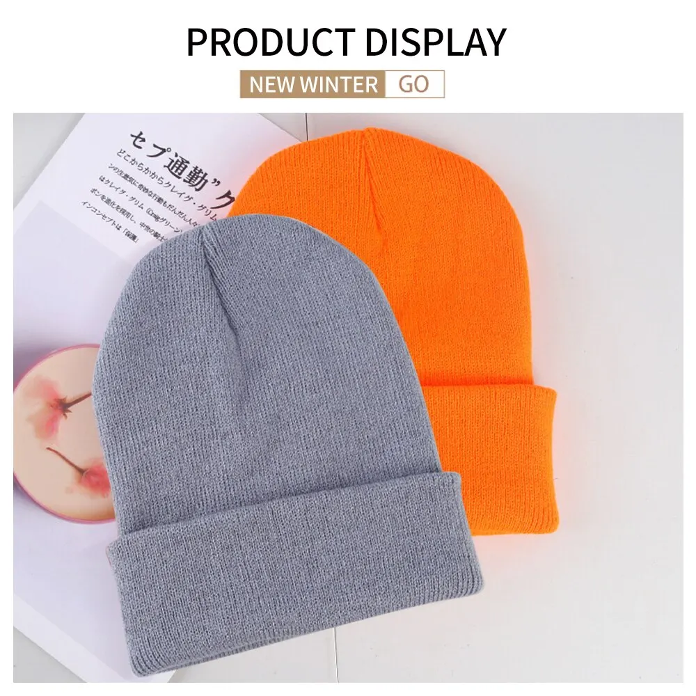 Unisex beanie muts gebreide wintermuts voor dames en heren_voghion.com