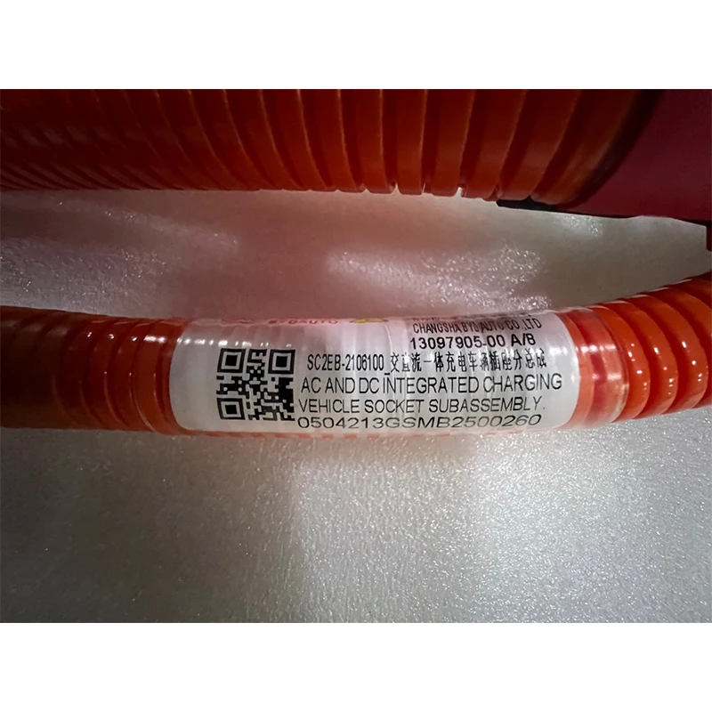 Ac and DC integrated charging vehicle socket assembly For BYD Atto