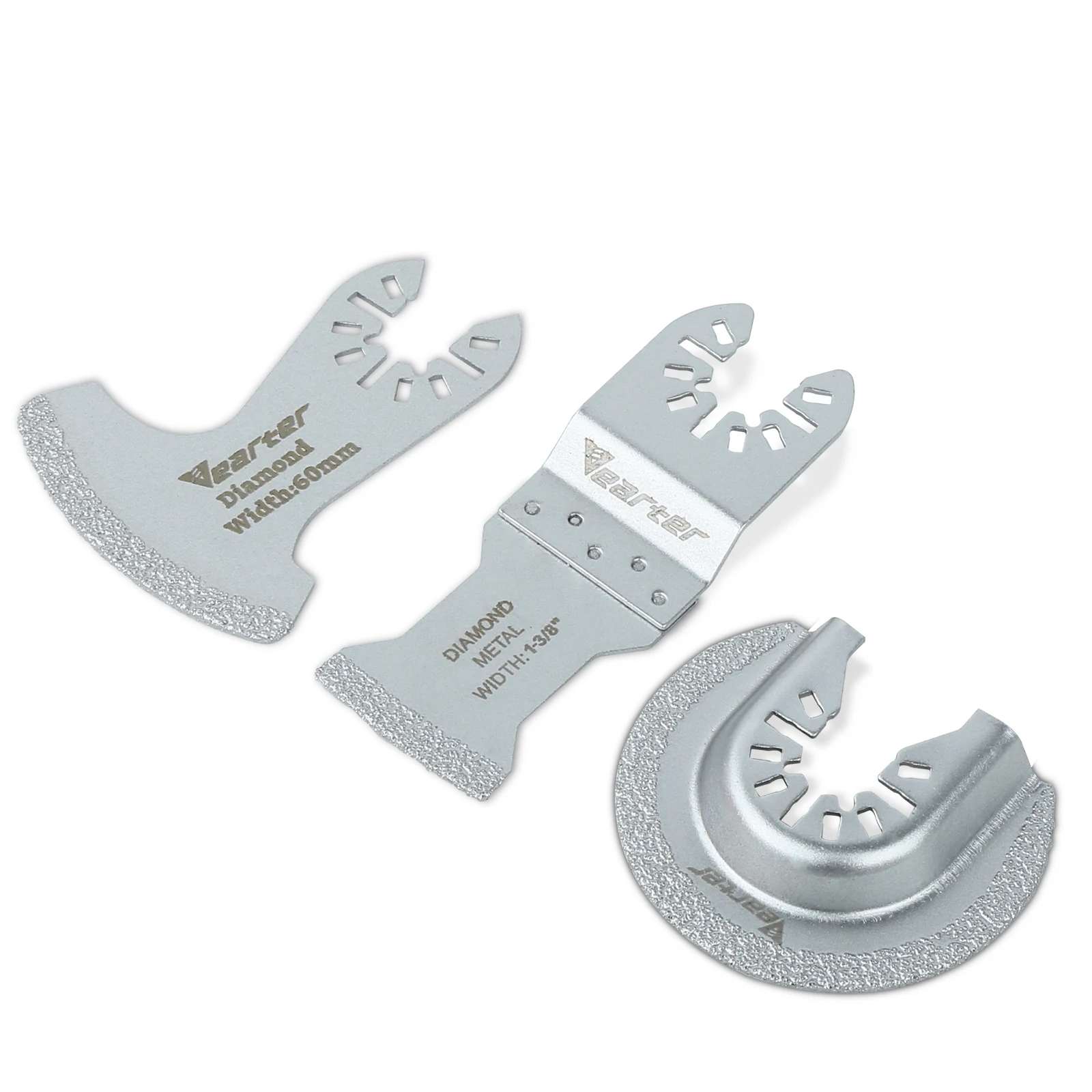 Oscillating multi tool blade Vacuum Brazed Diamond Segment Swing Multi-tool Oscillating Blade Mortar Cutting Saw Blades Precise for Grout Removal