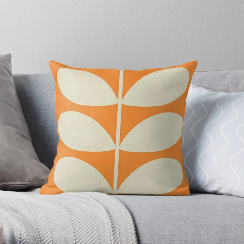 

Оранжевая декоративная подушка с несколькими стеблями Orla Kiely