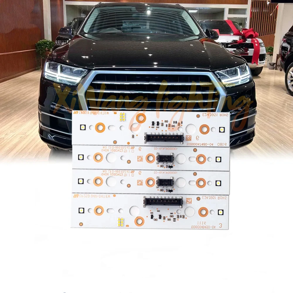 New-Daylight-LED-DRL-Boards-For-Audi-Q7-2017-2019-LED-Headlight-Turn ...