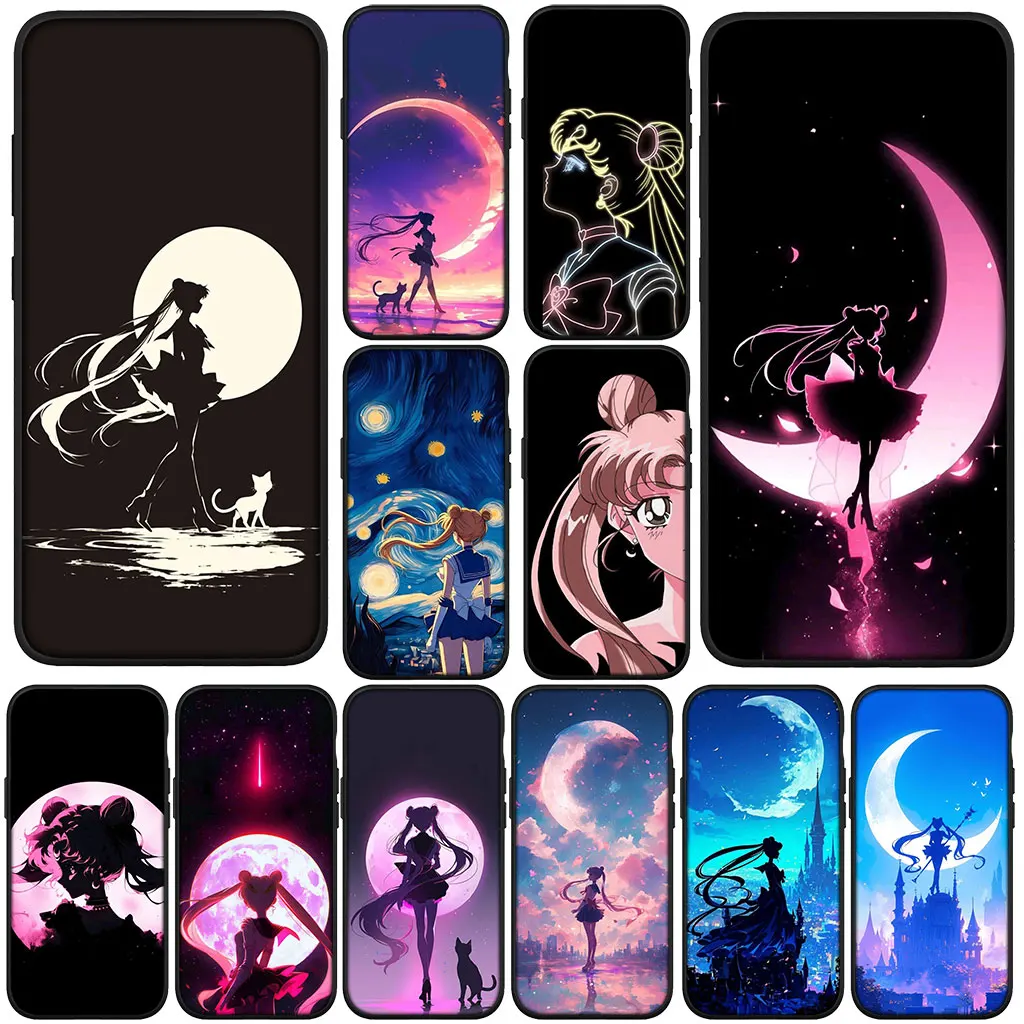 Vibrant Sailor Moon Comic Cover Poster Design Protective Phone Case