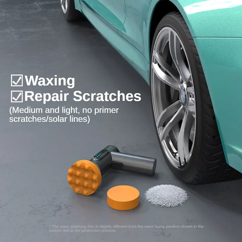 Car Polisher Handheld Wireless Polisher Car Polishing Waxing Machine Power Tool for Body Cleanig Waxing Repair car polisher