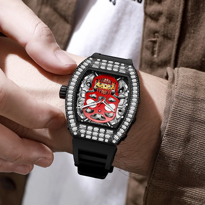 Top Luxury Skeleton Luminous Waterproof Automatic Men's es Tourbillon Mechanical_voghion.com