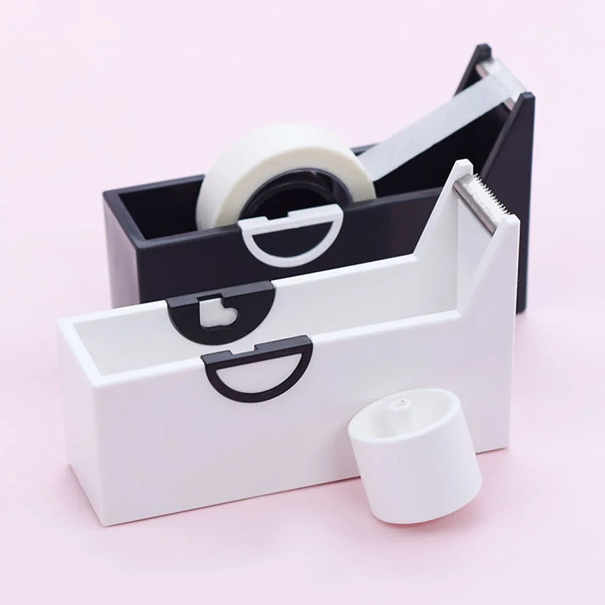 Dispenser Grafting Eyelash Extension Tape Holder Base Lash Plastic Rotating Tape Cutting Makeup Tool Lash Adhesive Tape Cutter