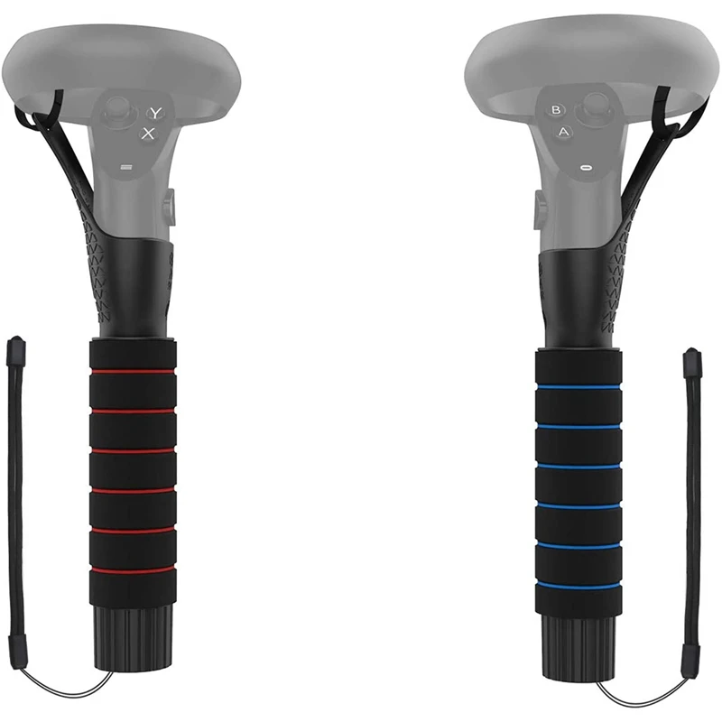 

Dual Handles Extension Grips For Oculus Quest 2, Quest Or Rift S VR Handles Game Controllers Playing Beat Saber Games