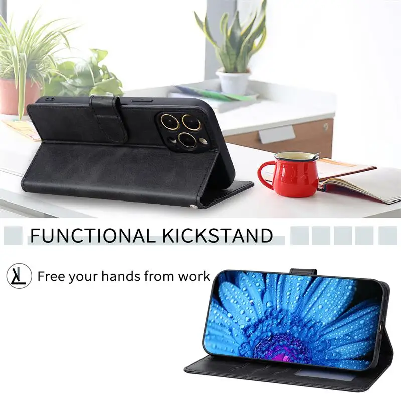 Poco M4 5G/M4 Pro 4G/M4 Pro 5G Case For Poco M4 Case Wallet Leather Flip Cover For Xiaomi Poco M4 Pro 4G Case Silicone Fundas 3