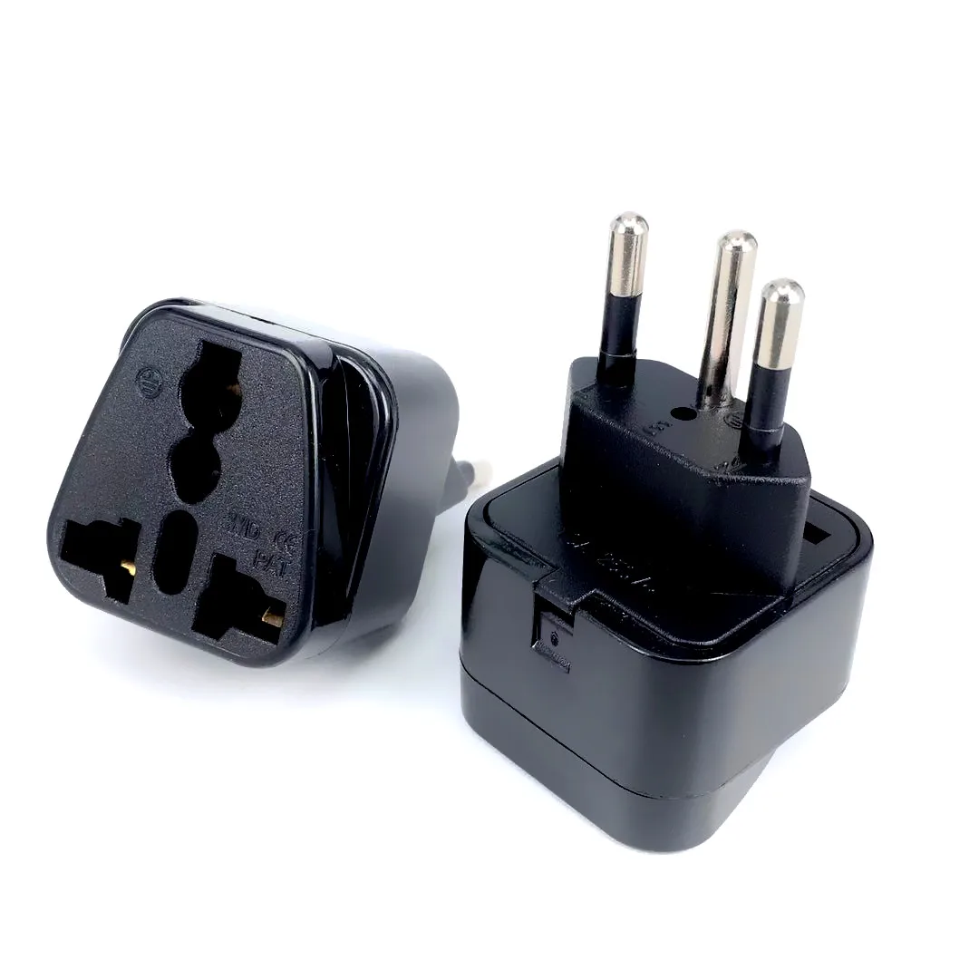 Universal UK/US/EU To Switzerland Swiss AC Power Plug Travel Adapter