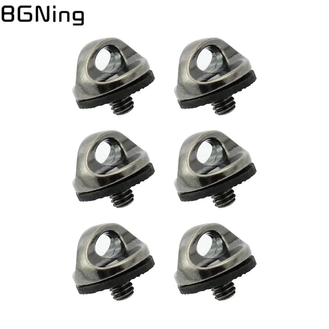 6PCS 1/4 "Stativ Schrauben D-Ring Edelstahl Schnellwechselplatte Adapter für DSLR Kamera Einbeinstativ Licht foto Studio Teile